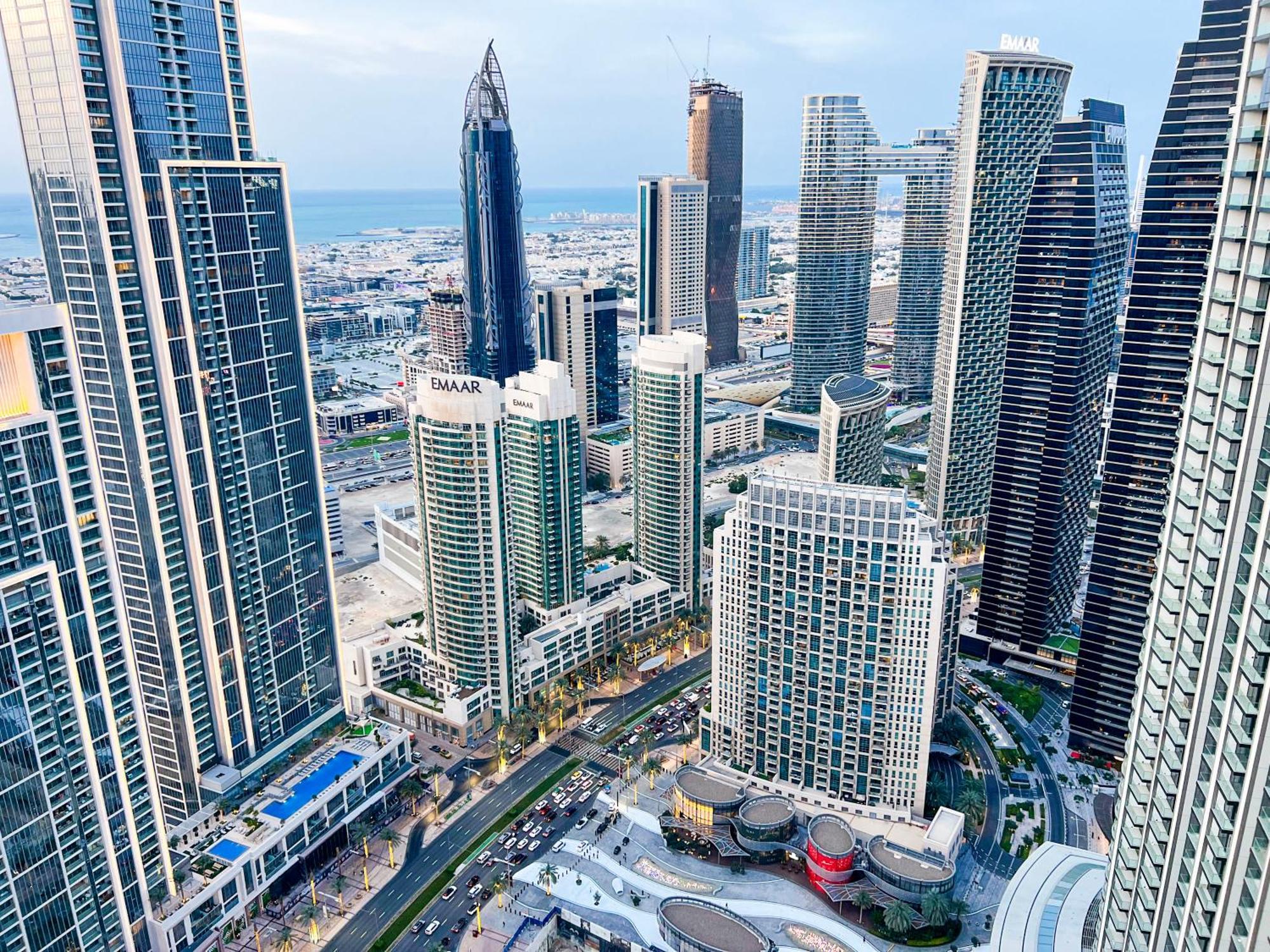 Downtown Luxury - Stunning Burj Khalifa & Sea View - 5 Minutes Walk To Dubai Mall Buitenkant foto