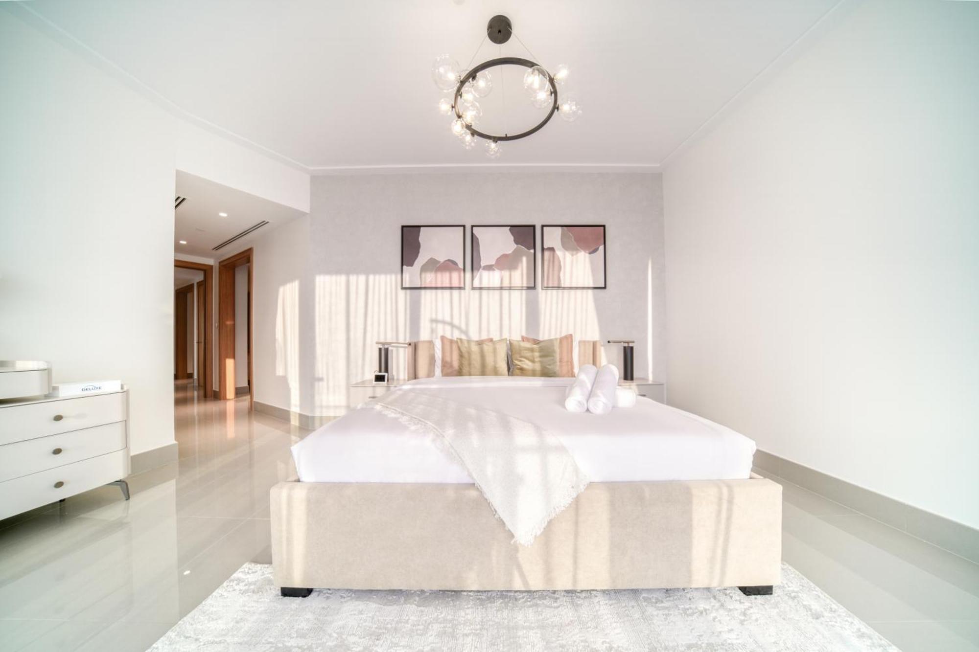 Downtown Luxury - Stunning Burj Khalifa & Sea View - 5 Minutes Walk To Dubai Mall Buitenkant foto